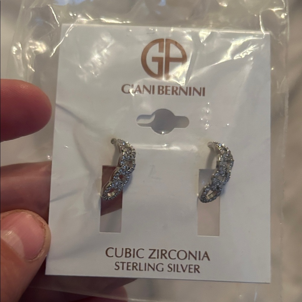 Giani Bernini Sterling Silver Cubic Zirconia Earrings